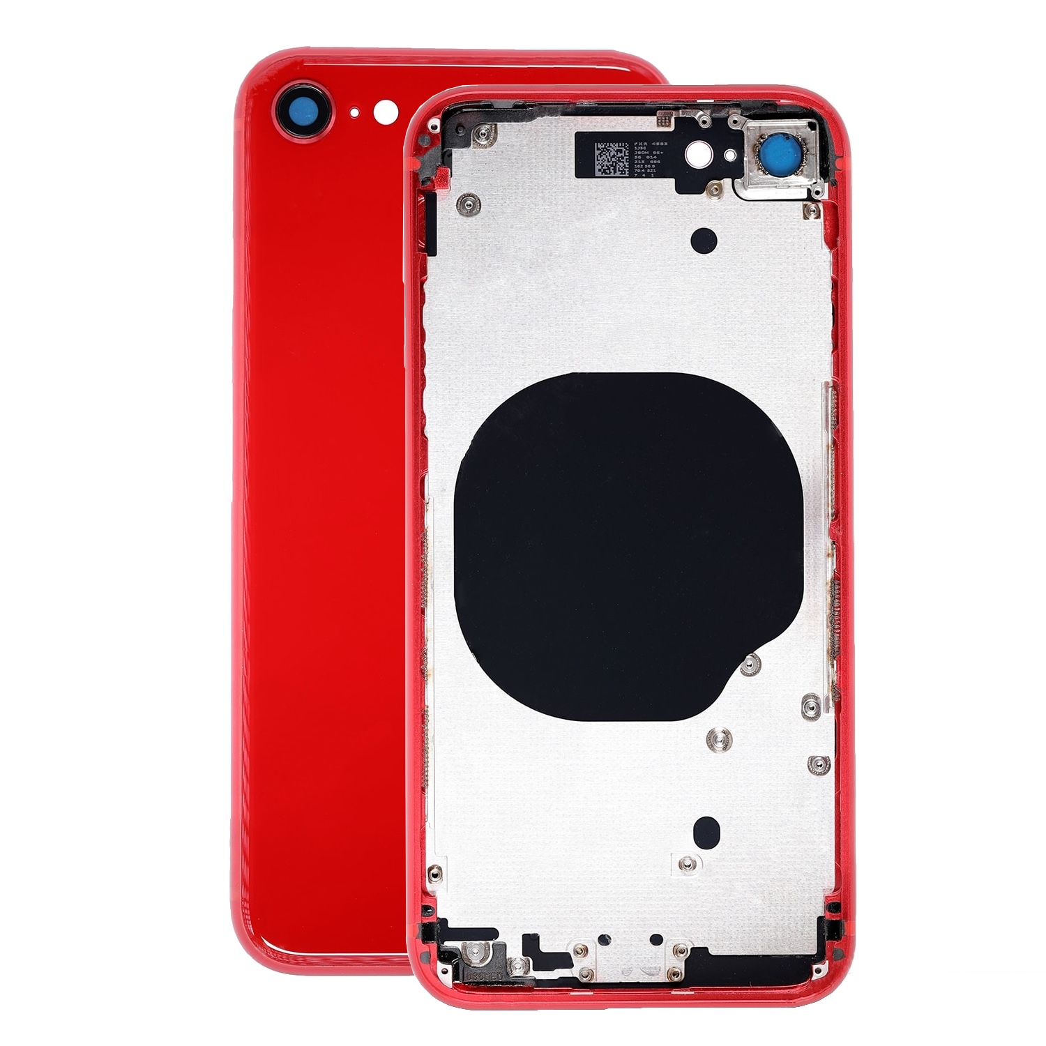 Корпус для iPhone SE 2020 (красный) Orig