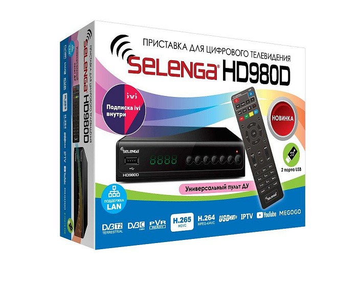 ТВ-приставка Selenga HD980D