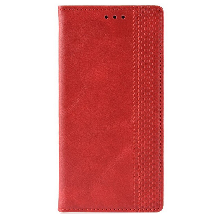 Чехол-книга для Xiaomi Redmi Note 10 Pro Премиум (красный)