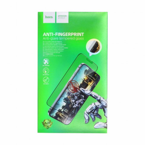 Защитное стекло полноэкранное для iPhone 13/13 Pro Hoco матовое (A28) (черный)