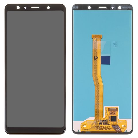 Дисплей для Samsung A8+ 2018/A730F в сборе (черный) - (In-Cell)