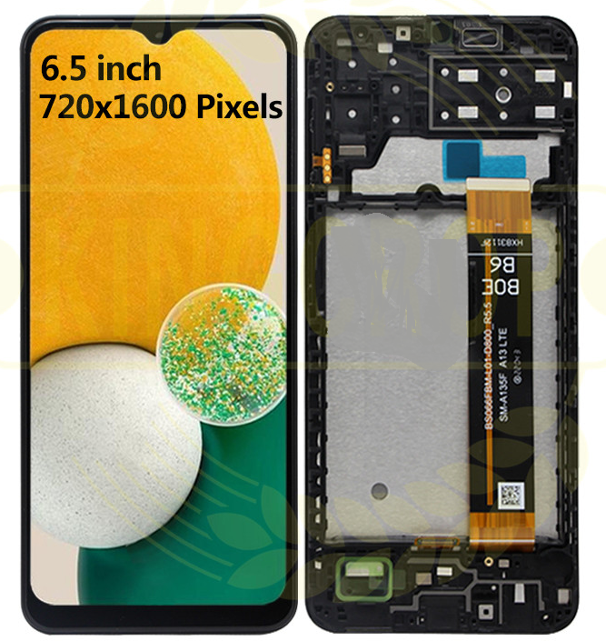 Дисплей для Samsung A135F/A13 в сборе с рамкой Оригинал 100% (черный)
