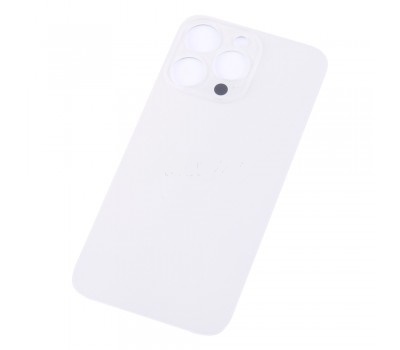 Задняя крышка для iPhone 13 Pro Max Orig (белый)(с увеличеным вырезом под камеру)