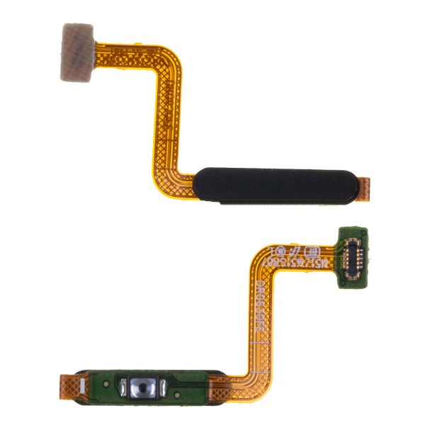 Шлейф для Samsung A22 (A225F) сканер отпечатка пальцев (черный)