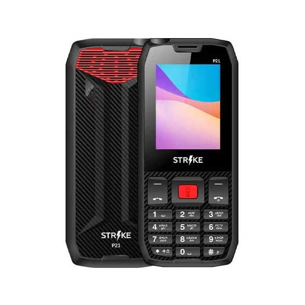 Телефон Strike P21 Black+Red