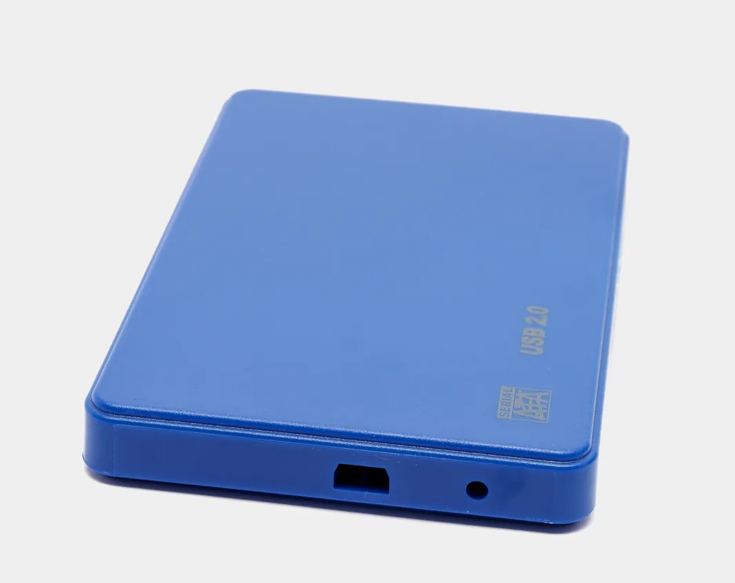Внешний корпус для жесткого диска DM-2508 (SATA 2.5", USB 2.0, пластик) (синий)