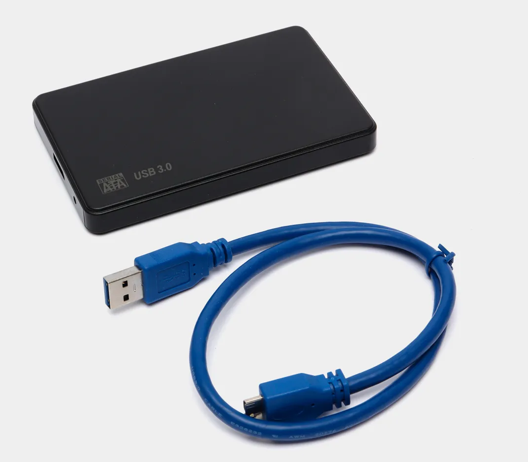 Внешний корпус для жесткого диска DM-2508 (SATA 2.5", USB 2.0, пластик) (черный)