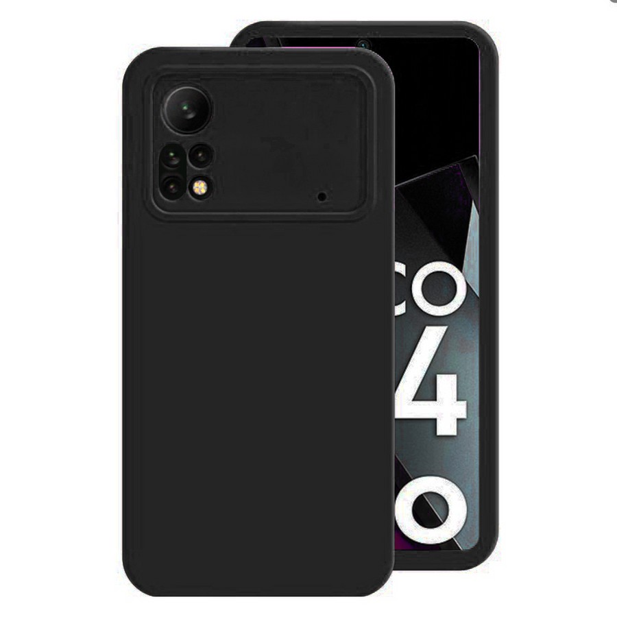 Чехол для Xiaomi Redmi POCO X4 Pro 5G Soft-touch (черный)