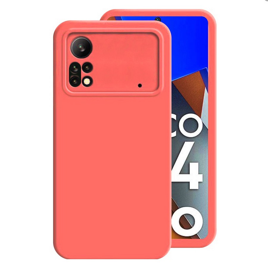 Чехол для Xiaomi Redmi POCO X4 Pro 5G Soft-touch (красный)