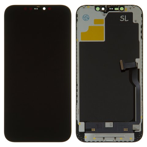Дисплей для iPhone 12 Pro Max в сборе Hard Premium (черный)
