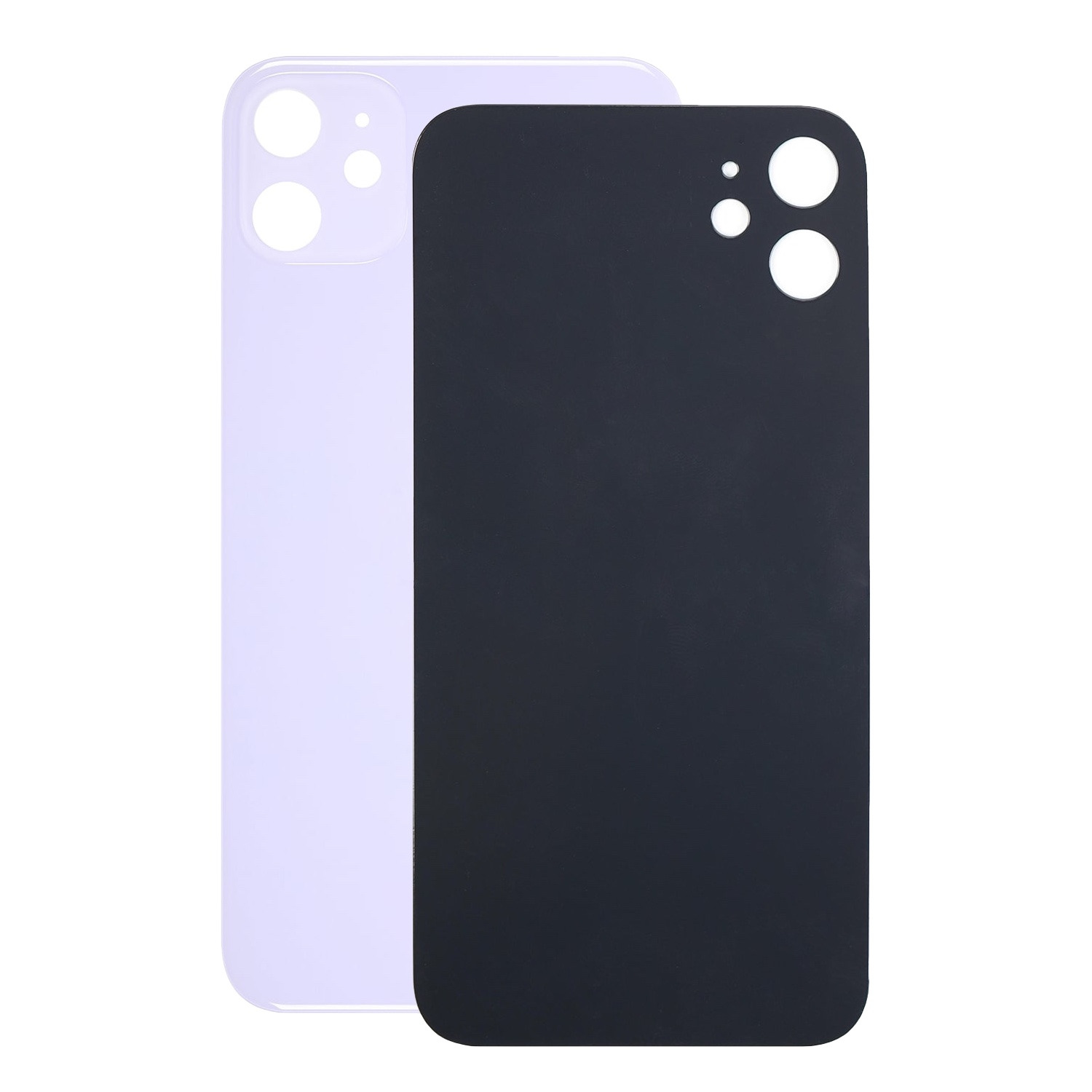 Задняя крышка для iPhone 11 Orig (фиолетовый)(с увеличенным вырезом под камеру)