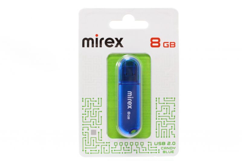 Флеш-накопитель 8GB Mirex CANDI BLUE