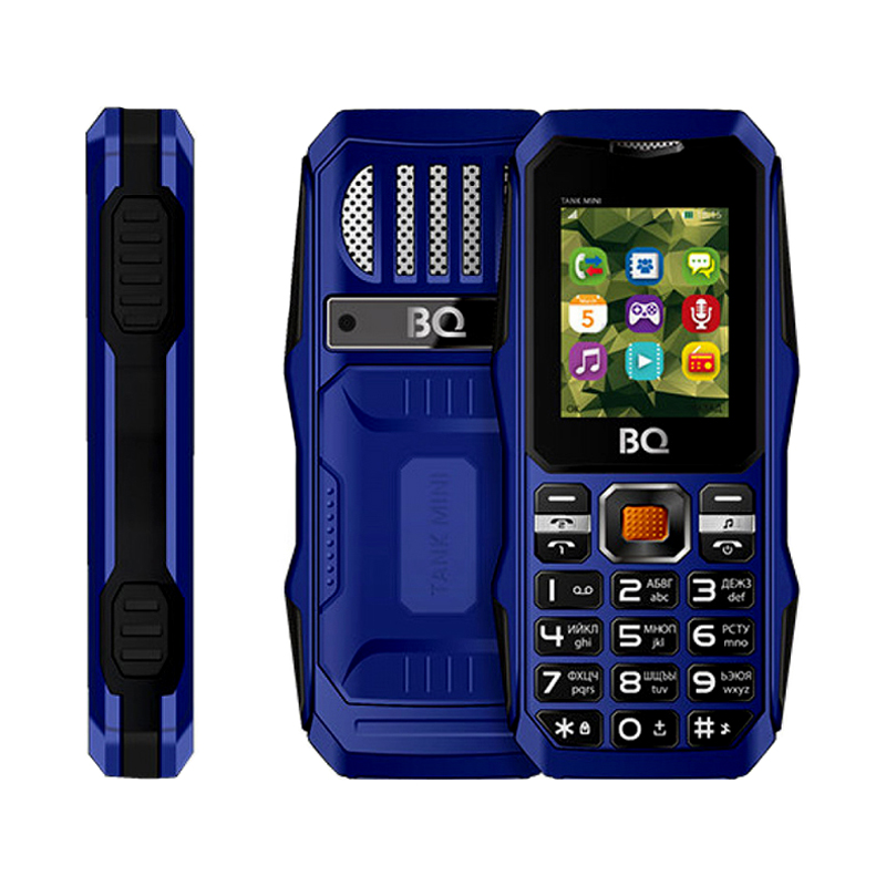 Телефон BQ 1842 Tank mini 1200 мА·ч темно-синий