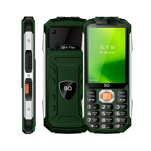Телефон BQ 3586 Tank Max Зеленый