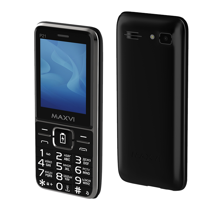 Телефон Maxvi P21 2.8" 2500mAh 2sim Black