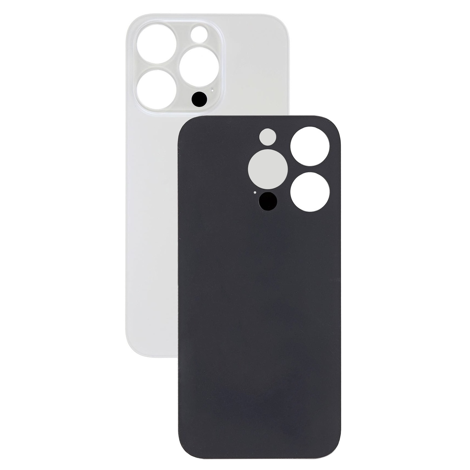 Задняя крышка для iPhone 14 Pro Max Orig (белый)(с увеличенным вырезом под камеру)
