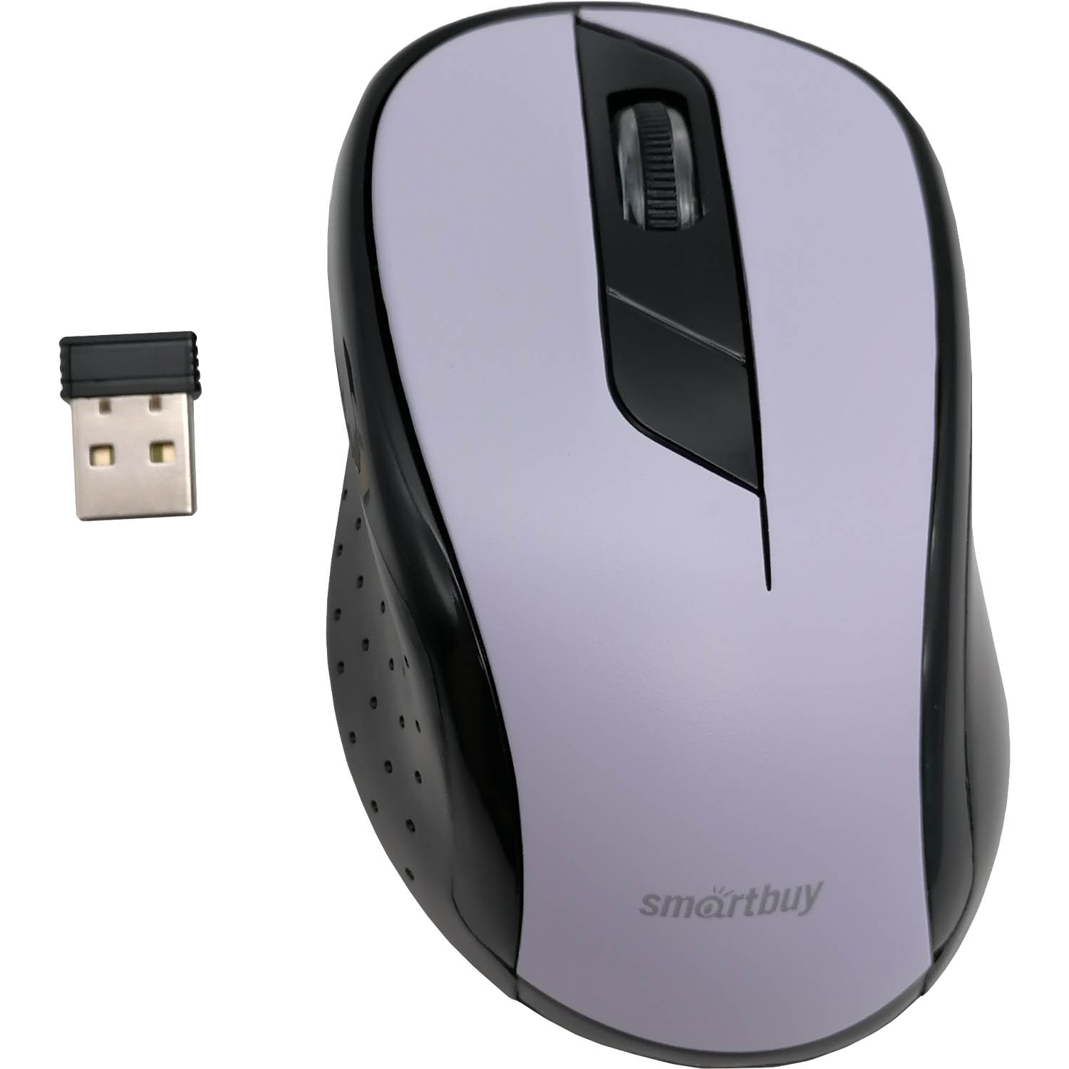 Мышь беспроводная SmartBuy SBM-597D-B, Bluetooth, бесшумные кнопки,опт.,3кн., 1600dpi, черный/белый