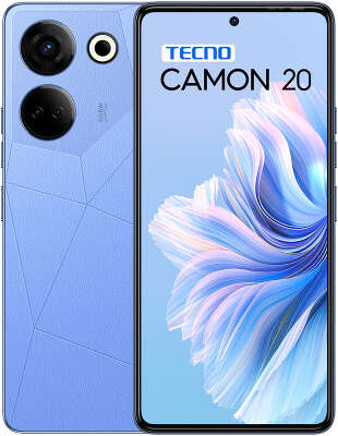 Смартфон Tecno CAMON 20 CK6n 8/256 GB Serenity Blue