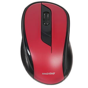 Мышь беспроводная SmartBuy SBM-597D-R, Bluetooth, бесшумные кнопки,опт.,3кн., 1600dpi, красный