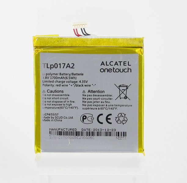 АКБ Alcatel TLp017A1  /  TLp017A2  One Touch 6012 / 6012A...