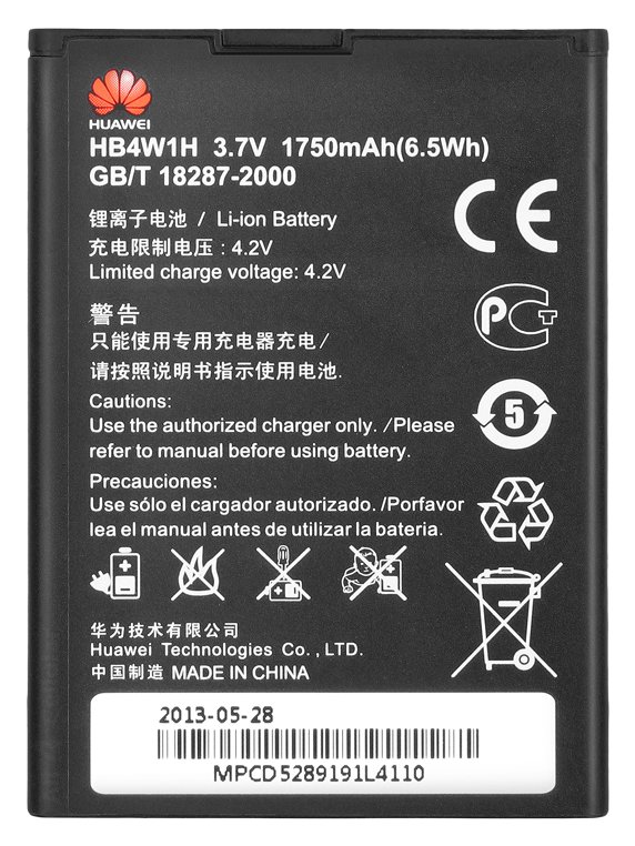 АКБ для Huawei HB4W1H (G525/W2/Y210/Y530/Y301/H881C/G520/G510/C8813Q/C8813D/C8813/G525)