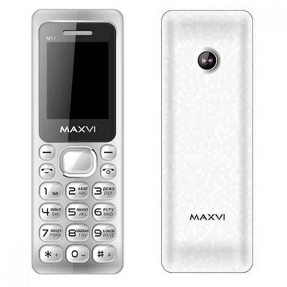 Телефон Maxvi M11 Silver  866406023668652  ...