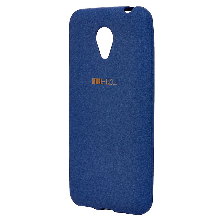 Чехол Meizu M3 с логотипом  /  синий...