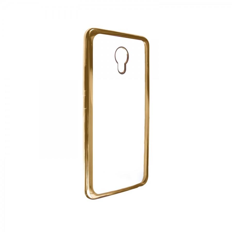 Чехол Meizu MX6 силиконовый / золото...