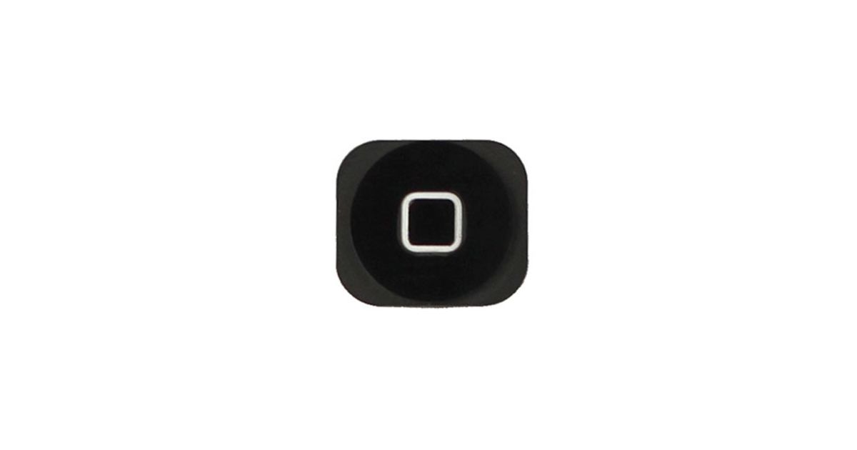 Шлейф для iPhone 5C на кнопку HOME в сборе (черный)