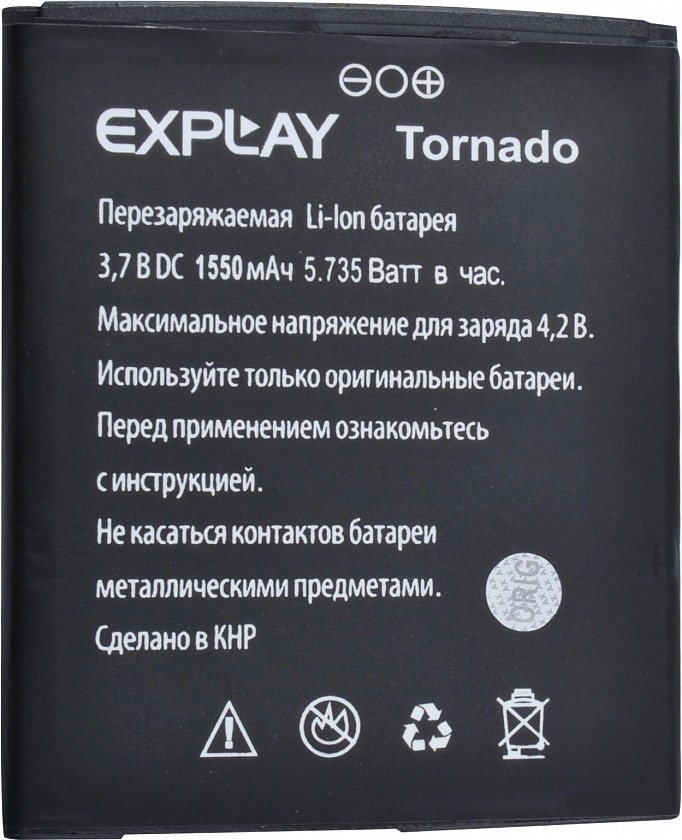 АКБ Explay Tornado...