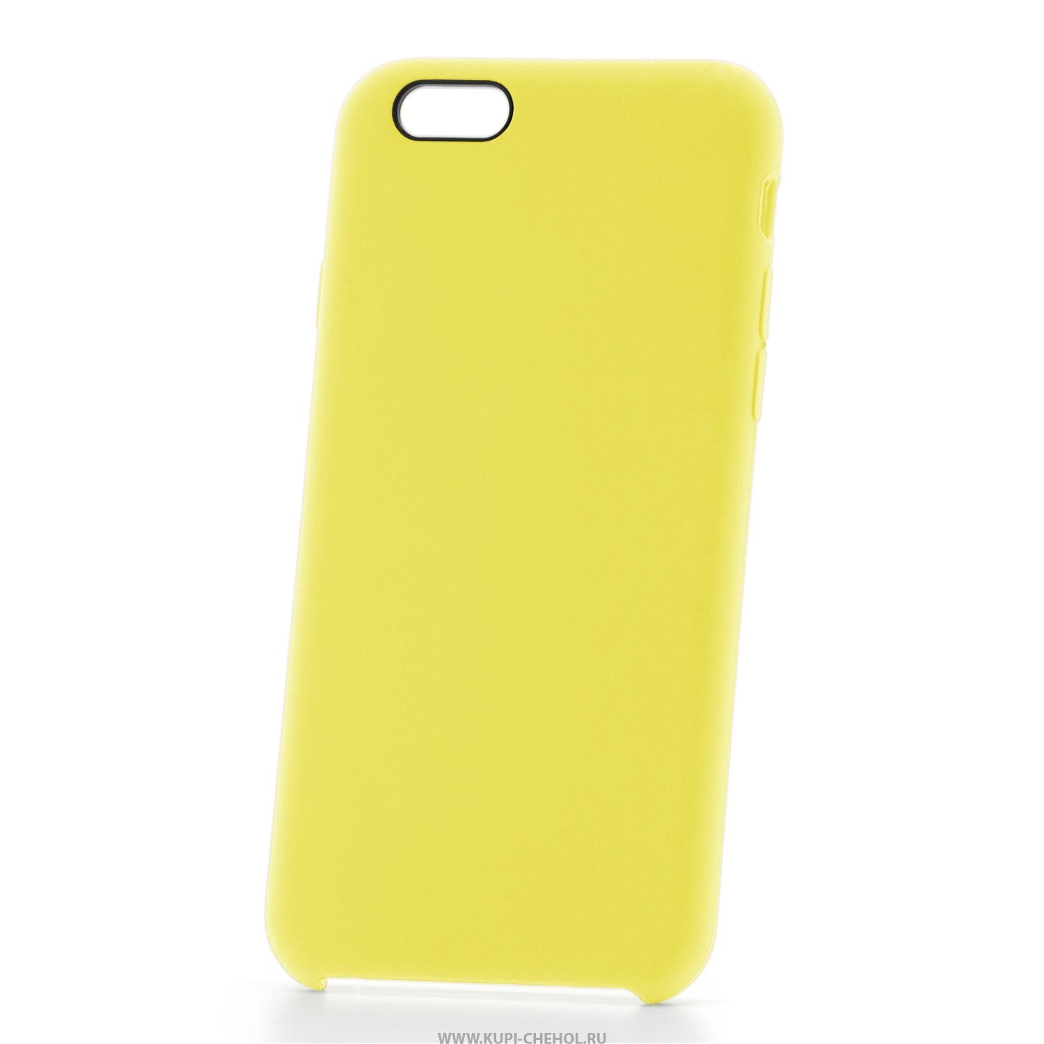Чехол iPhone 6 / 6S Soft Touch реплика желый...