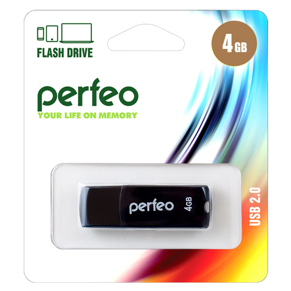 Флеш-накопитель Perfeo USB 4Gb В...