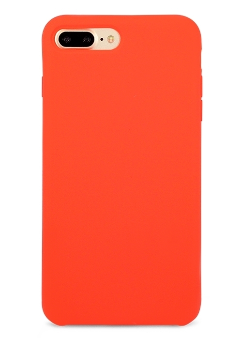 Чехол для iPhone 7 / 8 Soft Touch оранжевый...