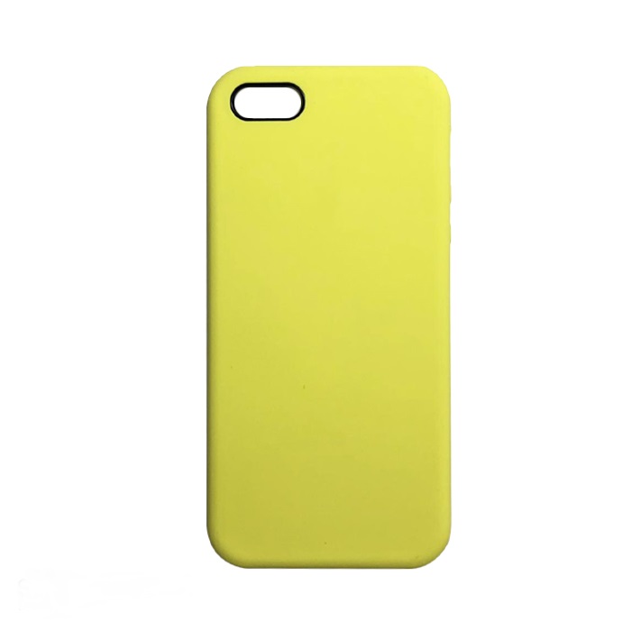 Чехол для iPhone 5 / 5S / SE Soft Touch желтый...