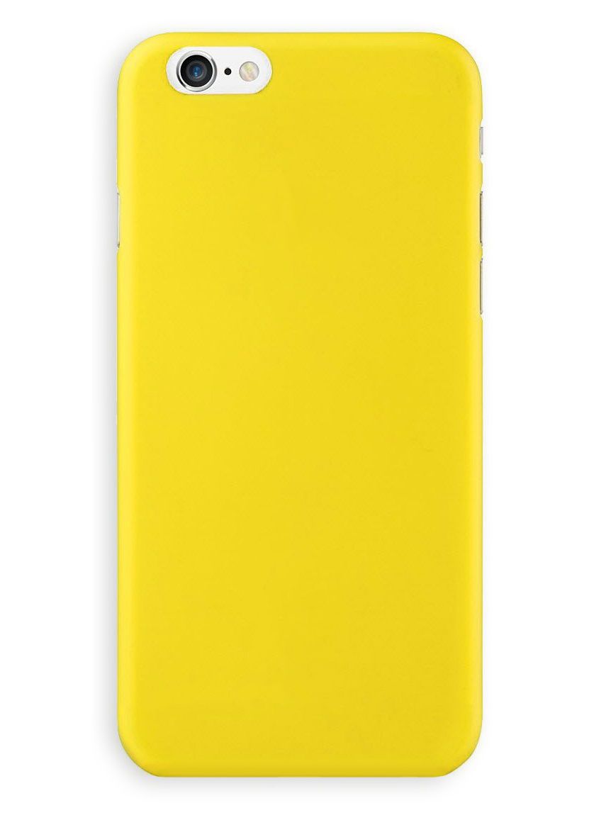 Чехол для iPhone 7 / 8 Plus Soft Touch желтый...