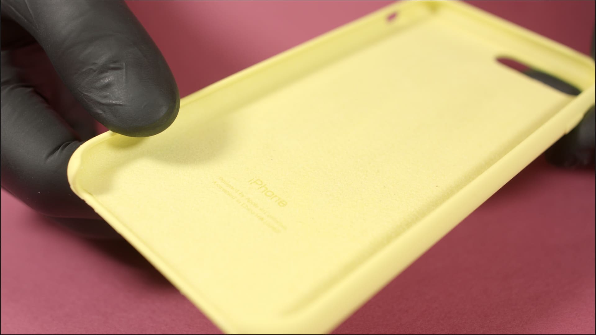 Чехол для iPhone 7/8 Plus Soft Touch (желтый)