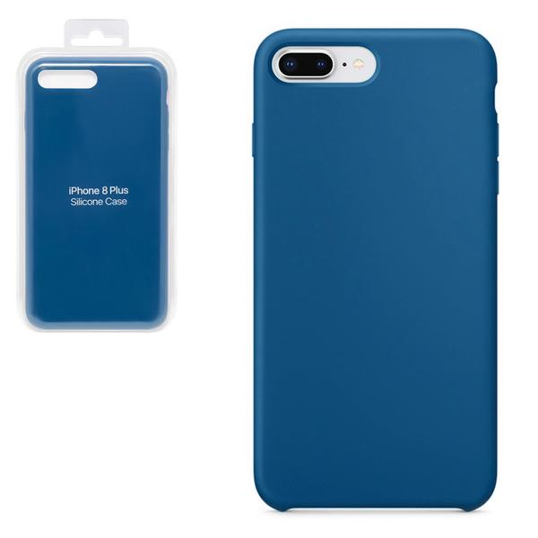 Чехол для iPhone 7/8 Plus Soft Touch (синий)
