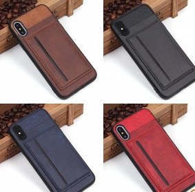 Чехол iPhone X  /  XS JDK кожанный  / ...