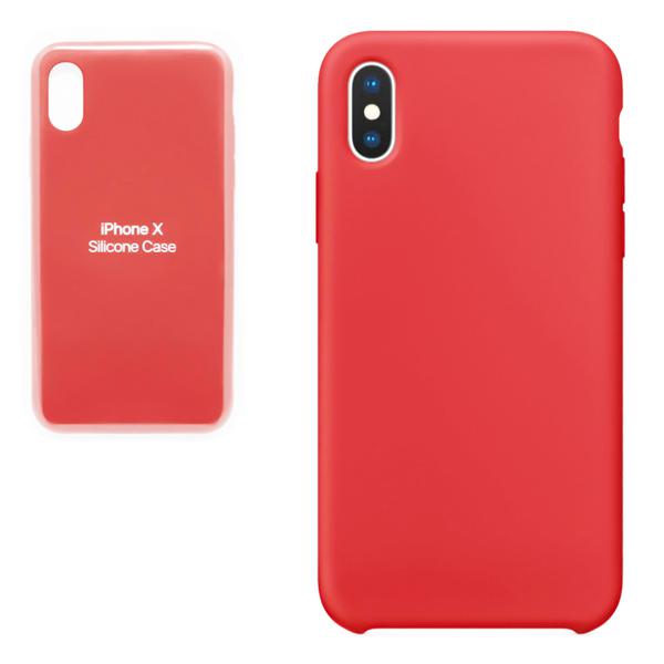 Чехол для iPhone XS Max Soft Touch красный...