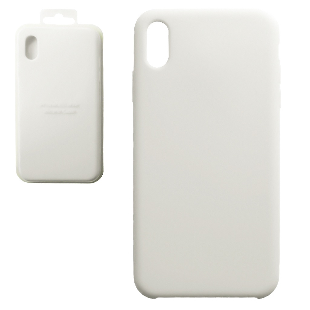 Чехол для iPhone XS Max Soft Touch белый...