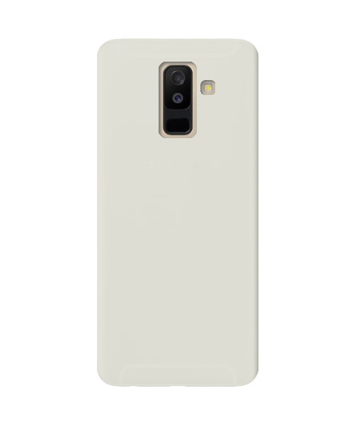 Чехол Samsung A6 Plus 2018 Soft Touch Белый...