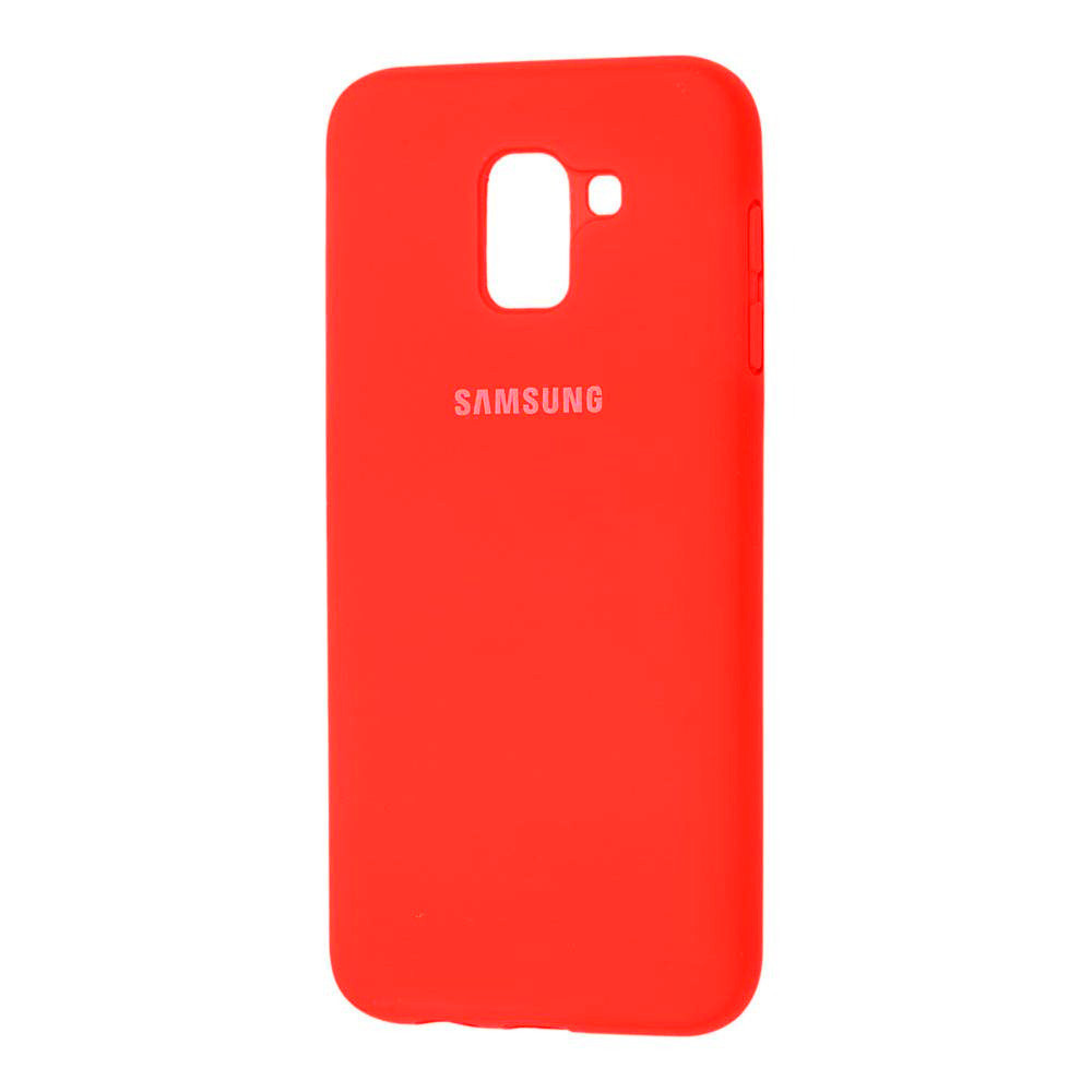 Чехол Samsung J6 2018 Soft Touch Красный...
