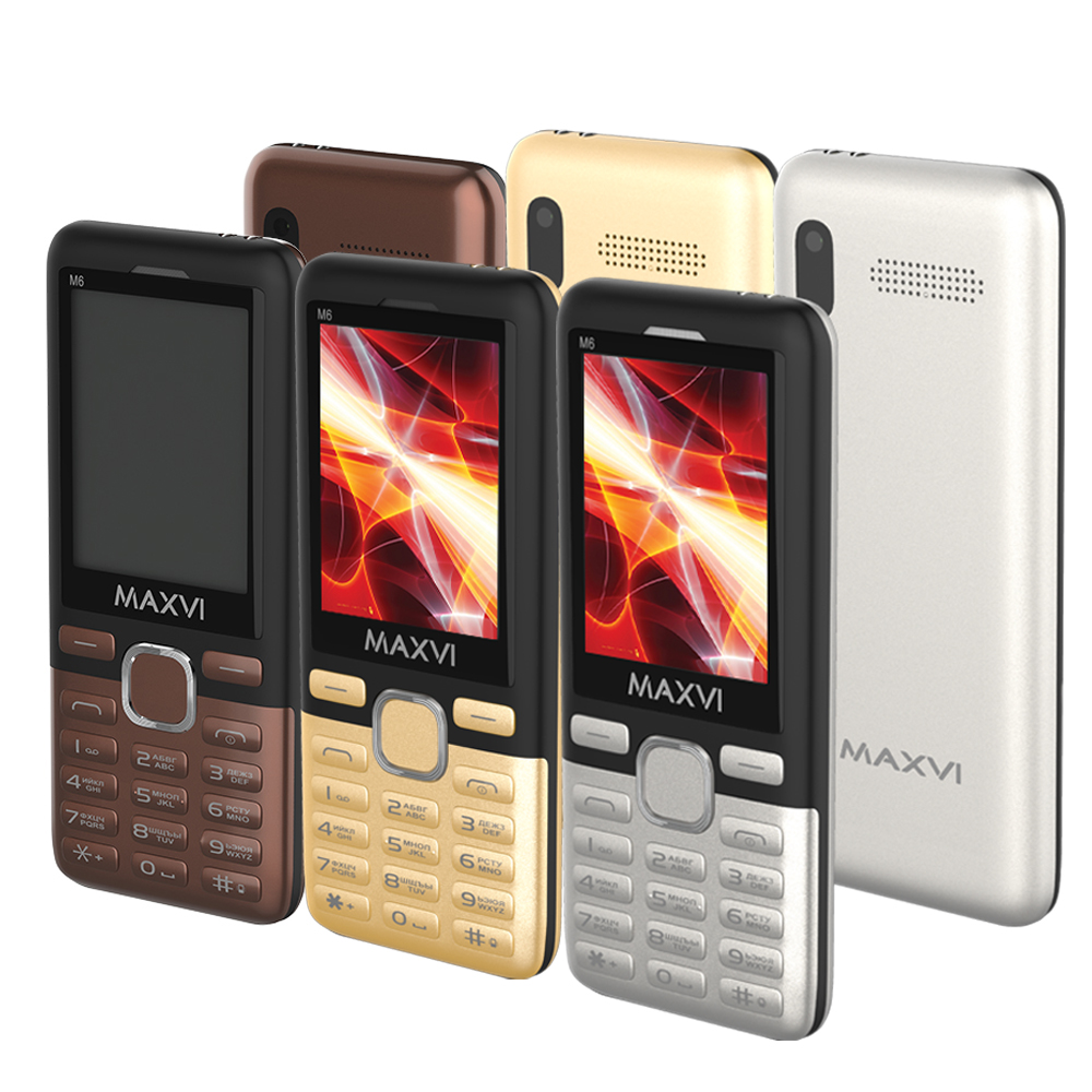 Телефон Maxvi M6 Gold...