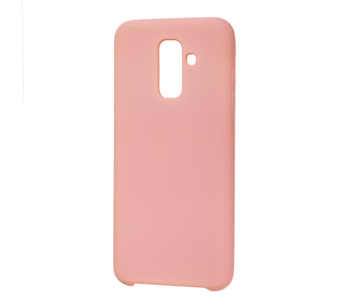 Чехол Samsung A8 Plus 2018 Soft Touch Розовый...
