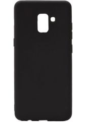 Чехол Samsung A8 Plus 2018 Soft Touch Черный...