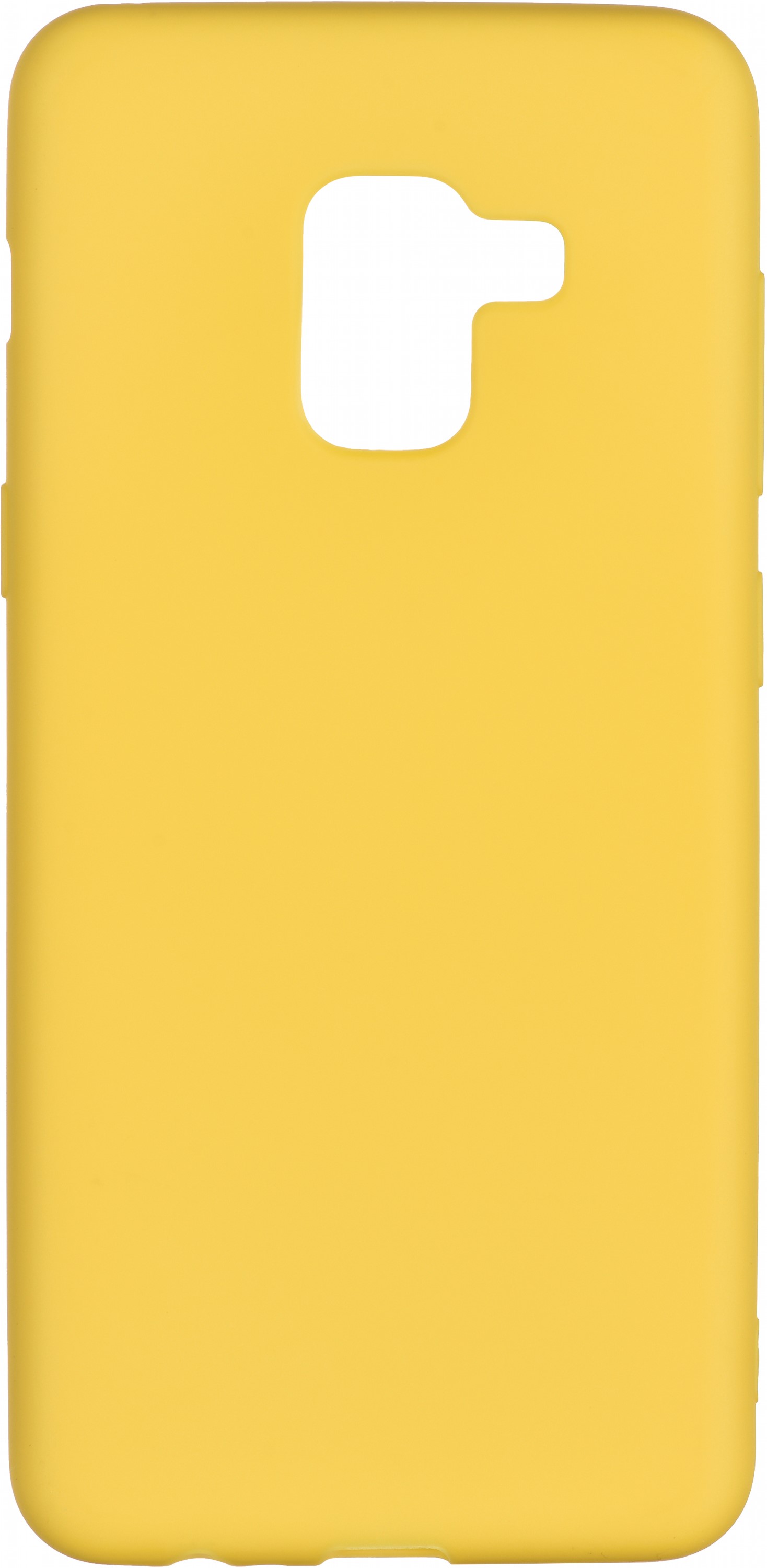 Чехол Samsung A8 Plus 2018 Soft Touch Желтый...