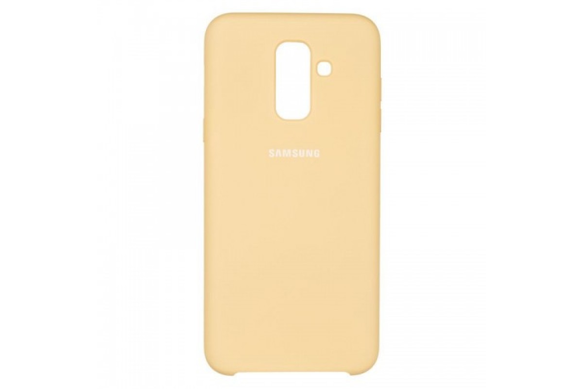Чехол Samsung A6 Plus 2018 Soft Touch бежевый...