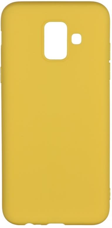Чехол Samsung A6 2018 Soft Touch желтый / 04...