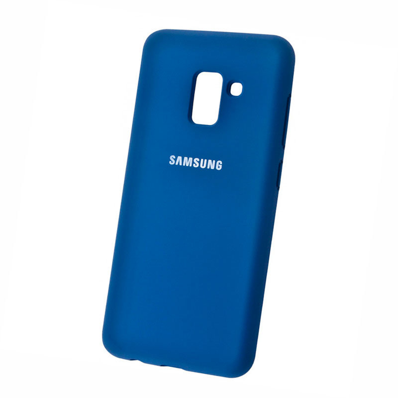 Чехол Samsung A8 Plus 2018 Soft Touch ярко...