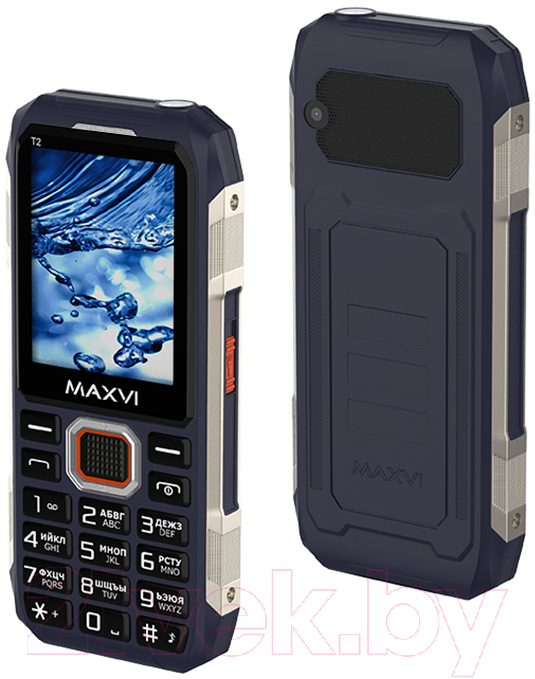 Телефон Maxvi T2 Black Защищенный ...